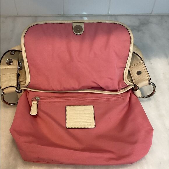 Coach Soho Pebbled Leather Flap Shoulder Bag - Picture 14 of 16